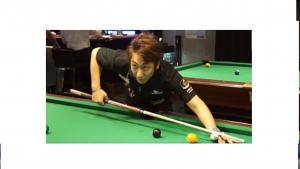 【動画】キューを水平に振るコツ