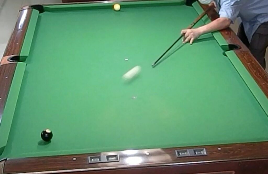 穴前の的球について　その１